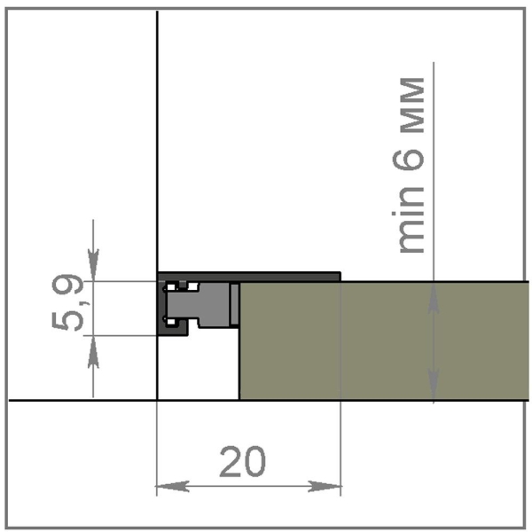 Микроплинтус Fezard ALP-M5,9