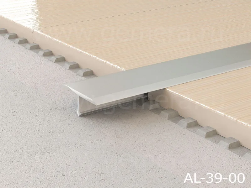Т-профиль плоский алюминиевый Butun AL-39-00